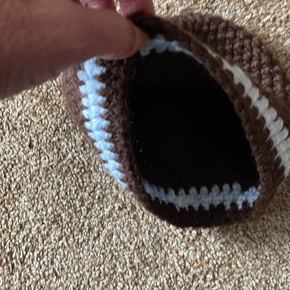 Handmade crochet baby cap